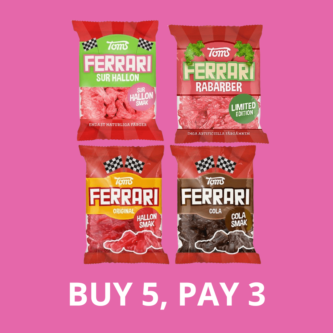 Toms Ferrari Candy - Scandi Candy