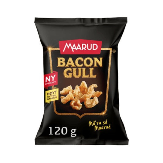 Bacon Chips 120g (Maarud) – Norwegian Bacongull - Scandi Candy Swedish Candy Shop