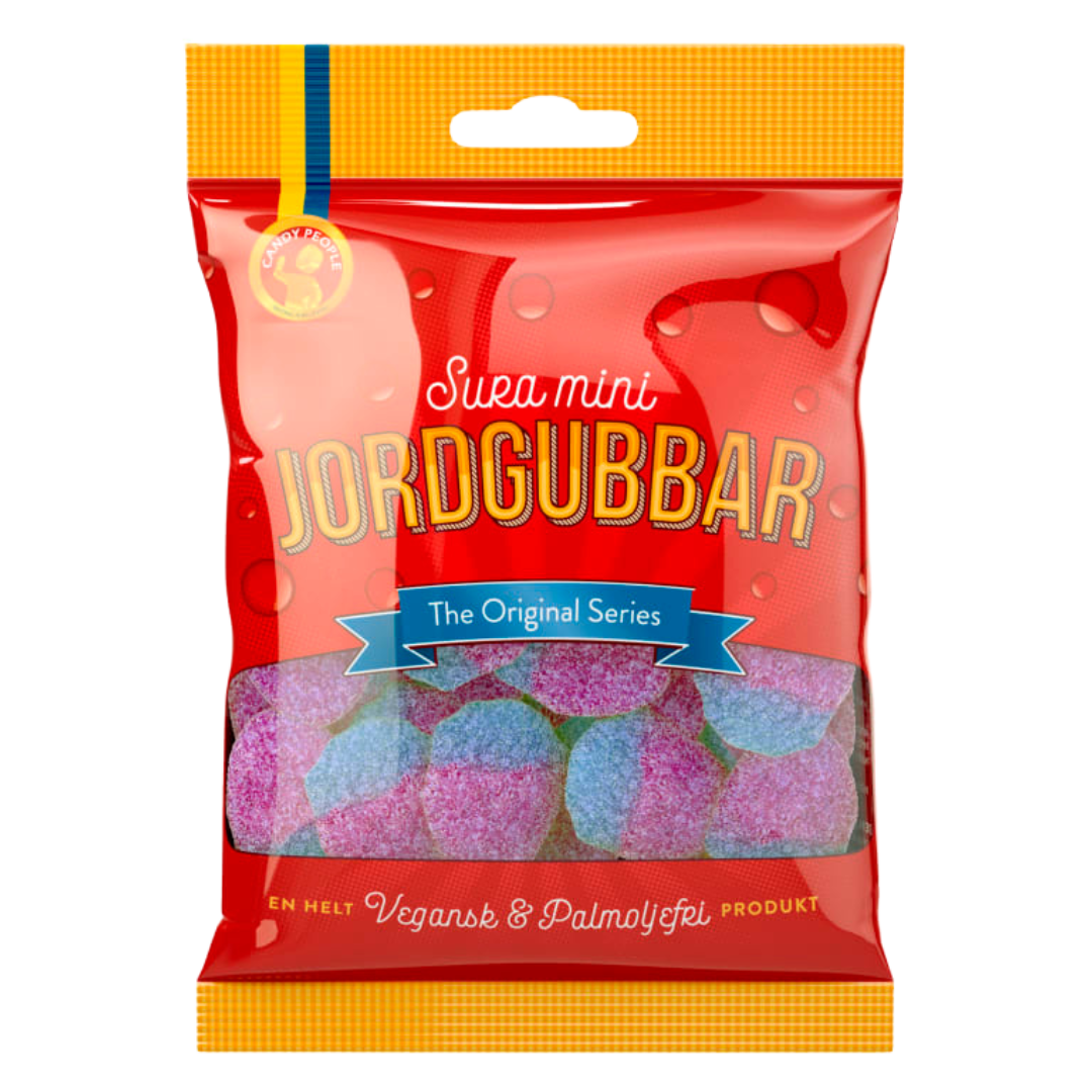 Sour Mini Strawberries 80g