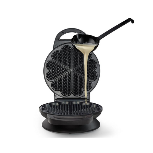 Wilfa Waffle Iron WM623B Black – Norwegian Heart Waffle Maker