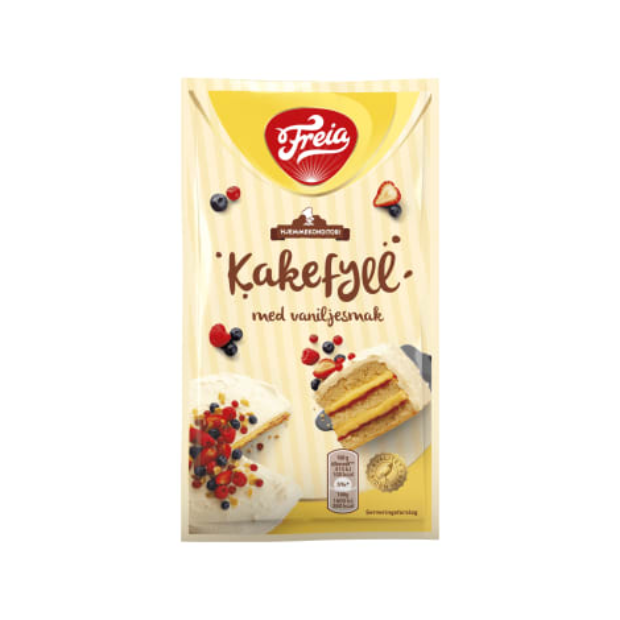 Vanilla Cake Filling 80g (Freia) – Kakefyll Vanilla Filling