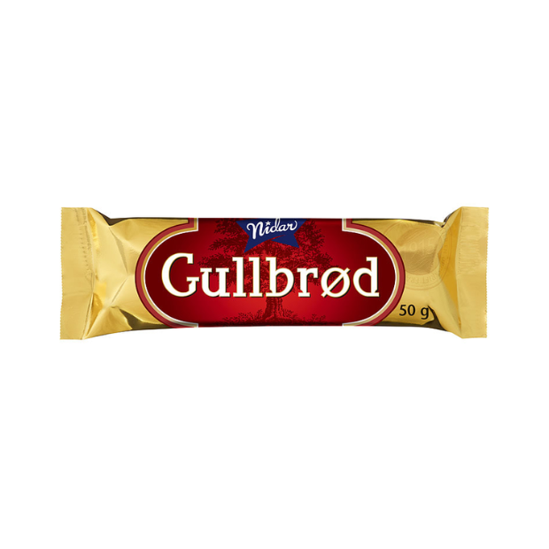 Gold Bread Chocolate Bar 50g – Gullbrød Norwegian Chocolate