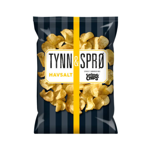 Thin & Crispy Sea Salt Chips 150g – Sørlandschips Havsalt