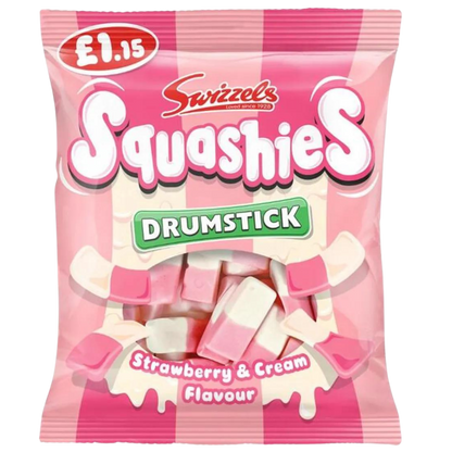 Squashies Drumstick Strawberry & Cream 140g