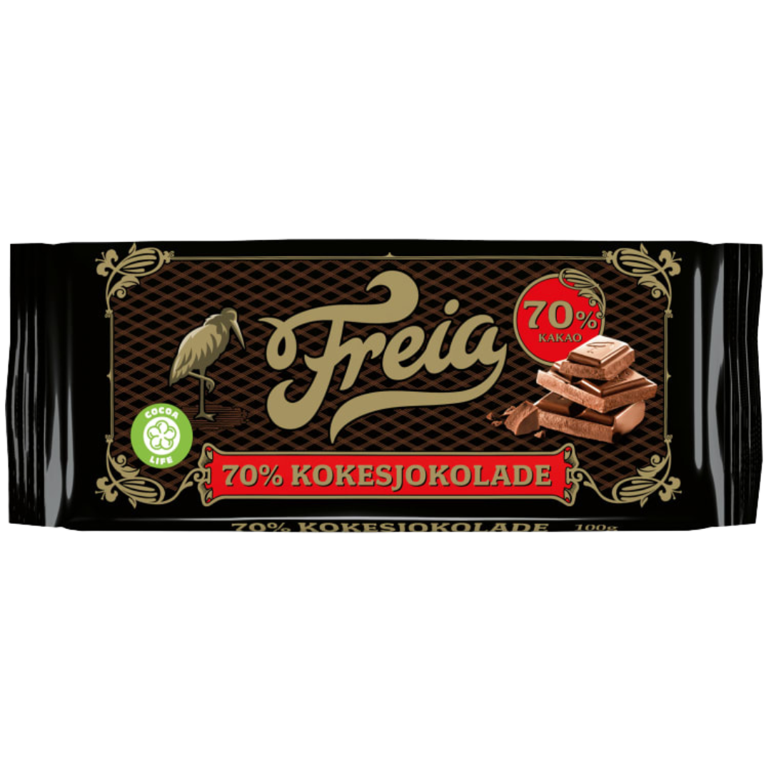 Freia Baking Chocolate 70% 100g - Kokesjokolade