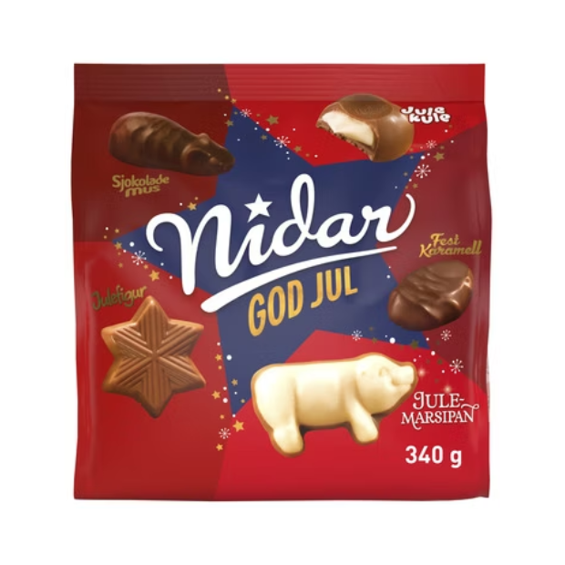 Nidar Favorites Christmas Bag 340g – NIDAR FAVORITTER Julepose