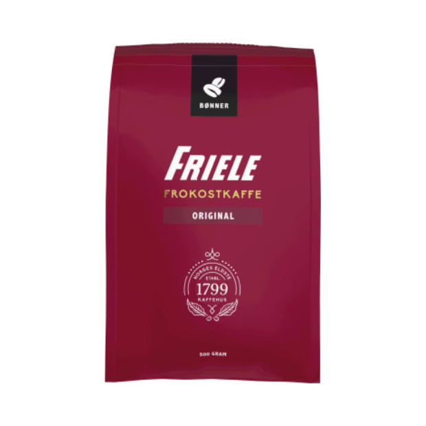 Friele Breakfast Whole Beans Coffee 500g - Frokost Hel