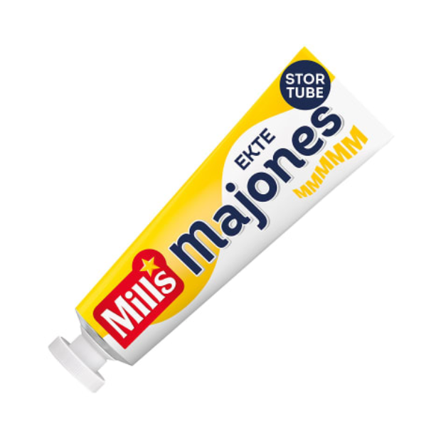 Mills Real Mayonnaise 215g Tube – Ekte Majones