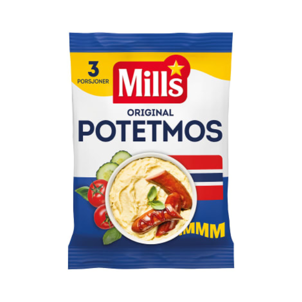 Mills Regular Potato Mash 90g – Potetmos Vanlig