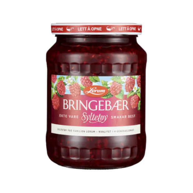 Lerum Raspberry Jam 800g – Bringebærsyltetøy