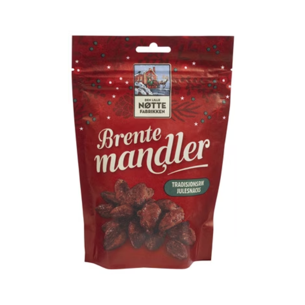 Roasted Almonds 160g Dln – Brente Mandler Norwegian Almonds