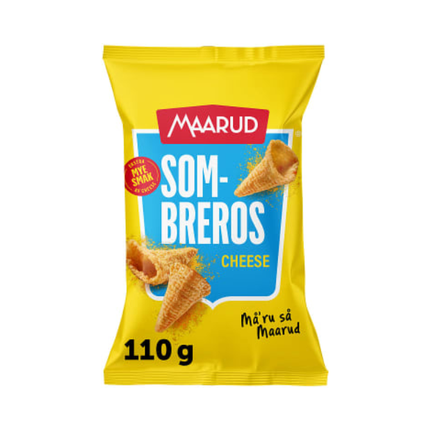 Sombreros Cheddar Snacks 110g Maarud