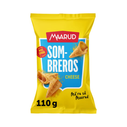 Sombreros Cheddar Snacks 110g Maarud