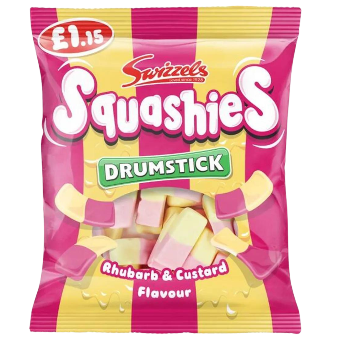 Squashies Drumstick Rhubarb & Custard 120g