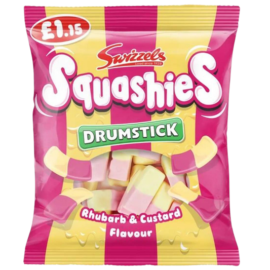 Squashies Rhubarb & Custard 120g