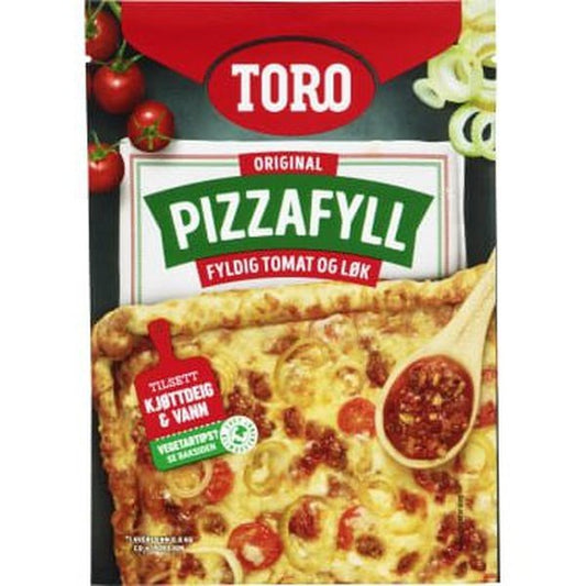 Toro Pizza Topping with Tomato and Onion (Pizzafyll med Tomat og Løk) 55 grams