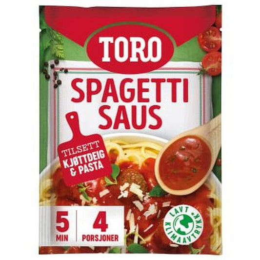 Toro Spaghetti Sauce Tomato & Herbs (Spaghetti Saus Tomat og Urter) 53 grams