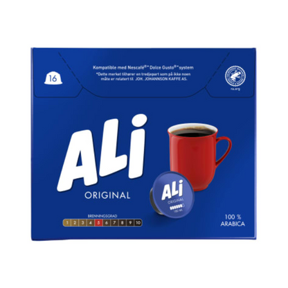 Ali Original Coffee Capsules 16pcs – Original Norwegian Coffee