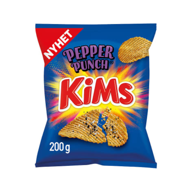 Potato Chips Pepper Punch 200g (Kims) – Potetgull Pepper Punch