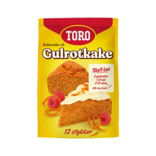 Toro Carrot Cake Mix 396g – Gulrotkake Mix