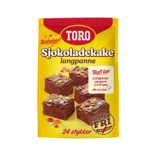 Toro Chocolate Cake for Large Tray 854g – Sjokoladekake Langpanne