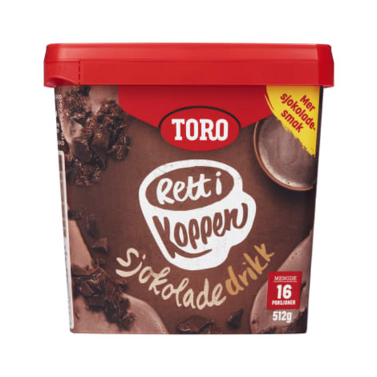 Right in the Cup Chocolate Drink 512g – Sjokoladedrikk Rett i Koppen Toro