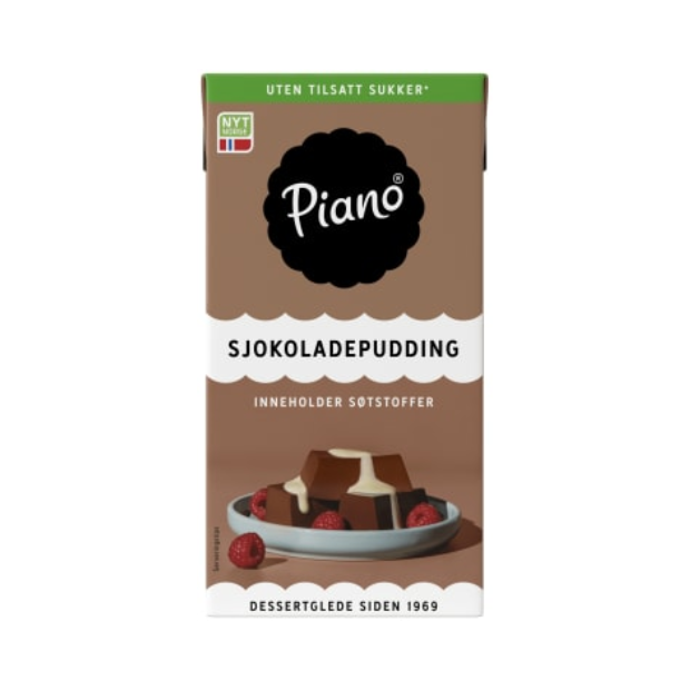 Chocolate Pudding without Sugar 0.5L – Sjokoladepudding uten Sukker (Piano by Tine)