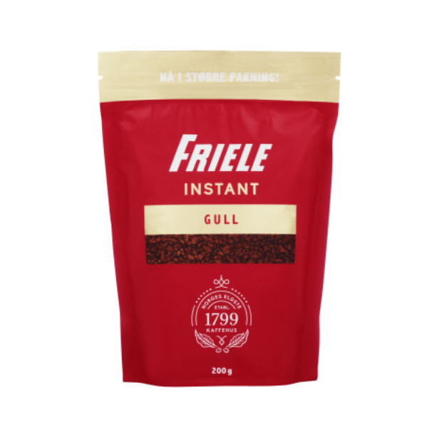 Friele Instant Gold Coffee 200g Refill – Friele Instant Gull