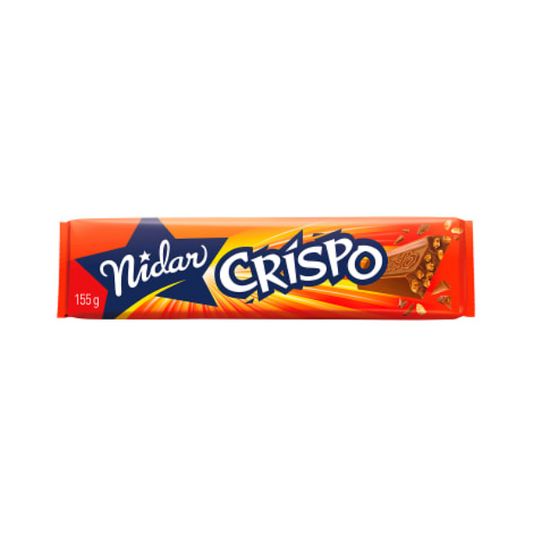 Crispo Chocolate Bar 155g Nidar