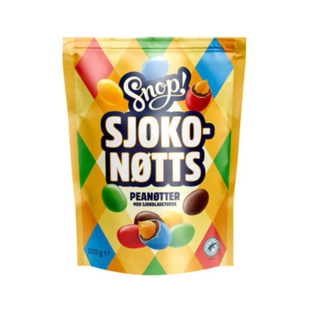 Candy Peanut Balls ChocoNuts 200g – Sjokonøtts Peanøtter