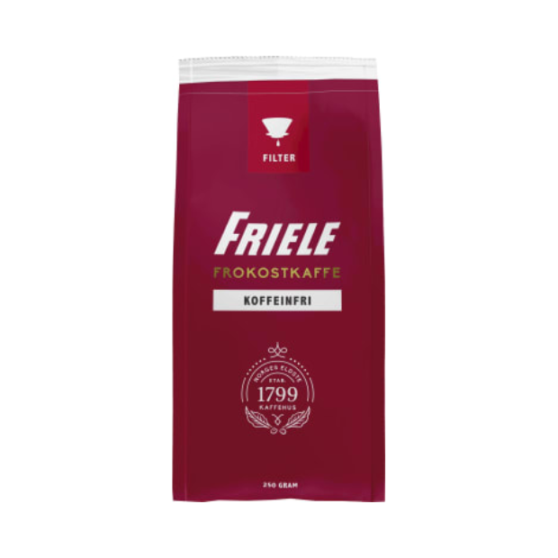 Friele Breakfast Decaffeinated Ground Coffee 250g Frokost Koffeinfri