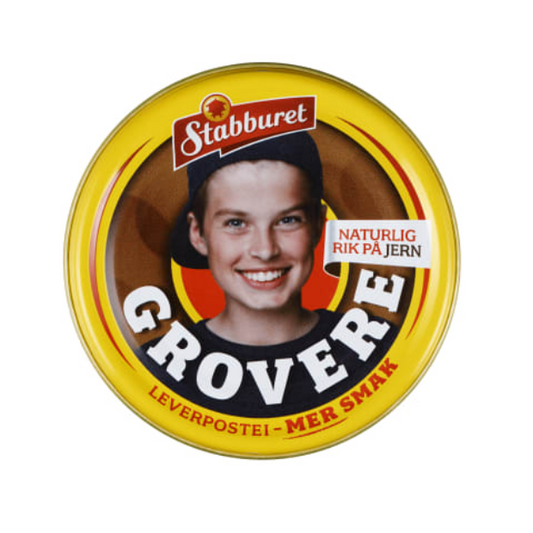 Stabburet Coarser Liver Pâté 100g – Leverpostei Grovere