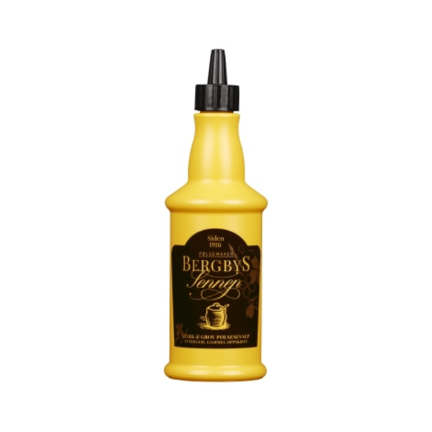 Strong Mustard 465g – Sennep Sterk by Bergbys