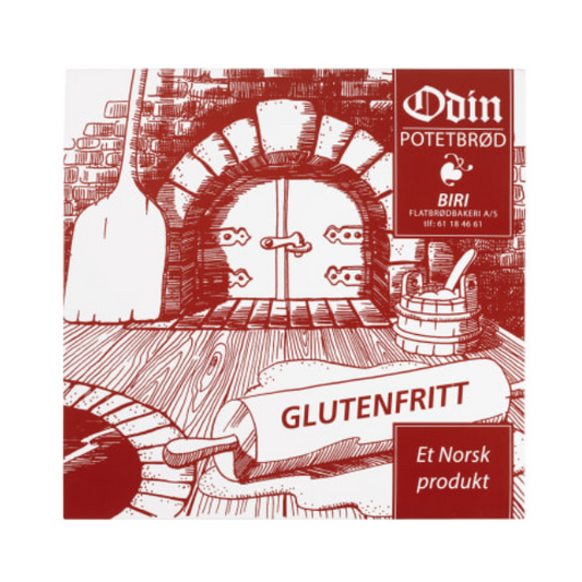 Potato Flatbread Gluten-Free 500g Odin - Potetflatbrød glutenfri