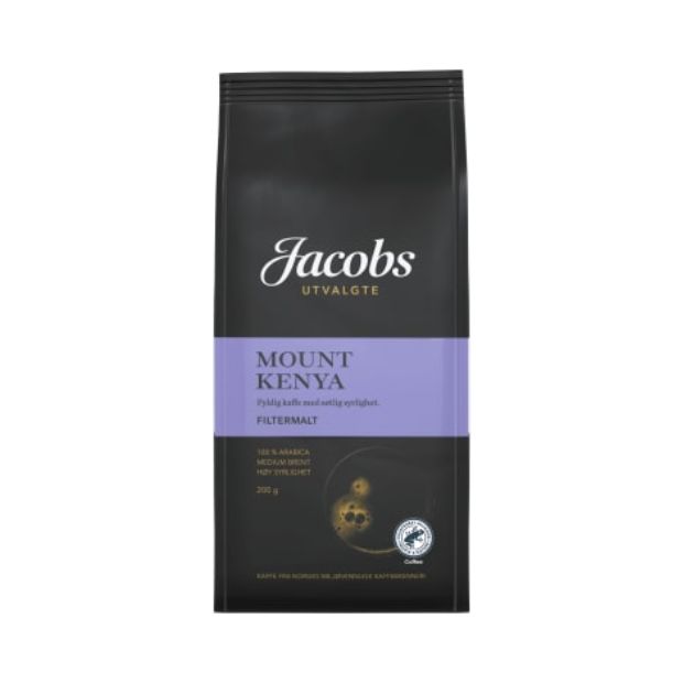 Mount Kenya Ground Coffee (Filtermalt) 200g Jacobs Utvalgte