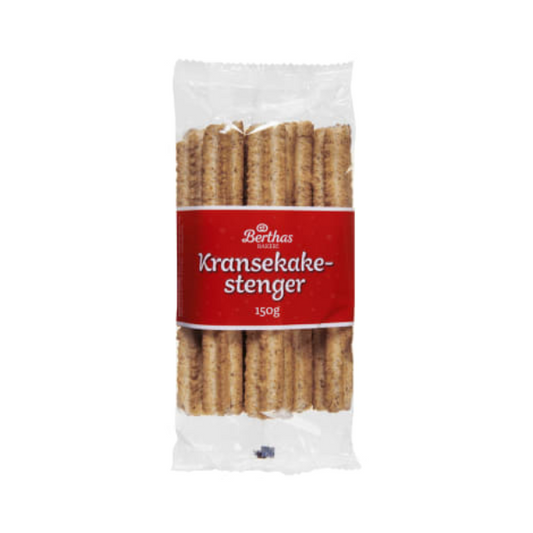 Almond Stick Cookies 150g Berthas - Kransekakestenger