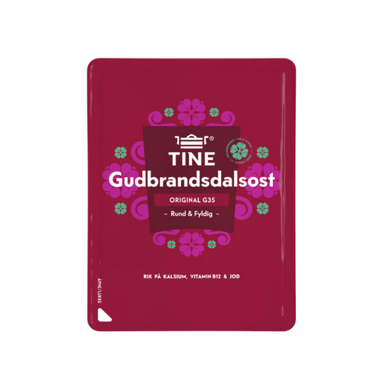 Gudbrandsdal Cheese G35 Sliced 130g Tine - Gudbrandsdalsost G35 skivet