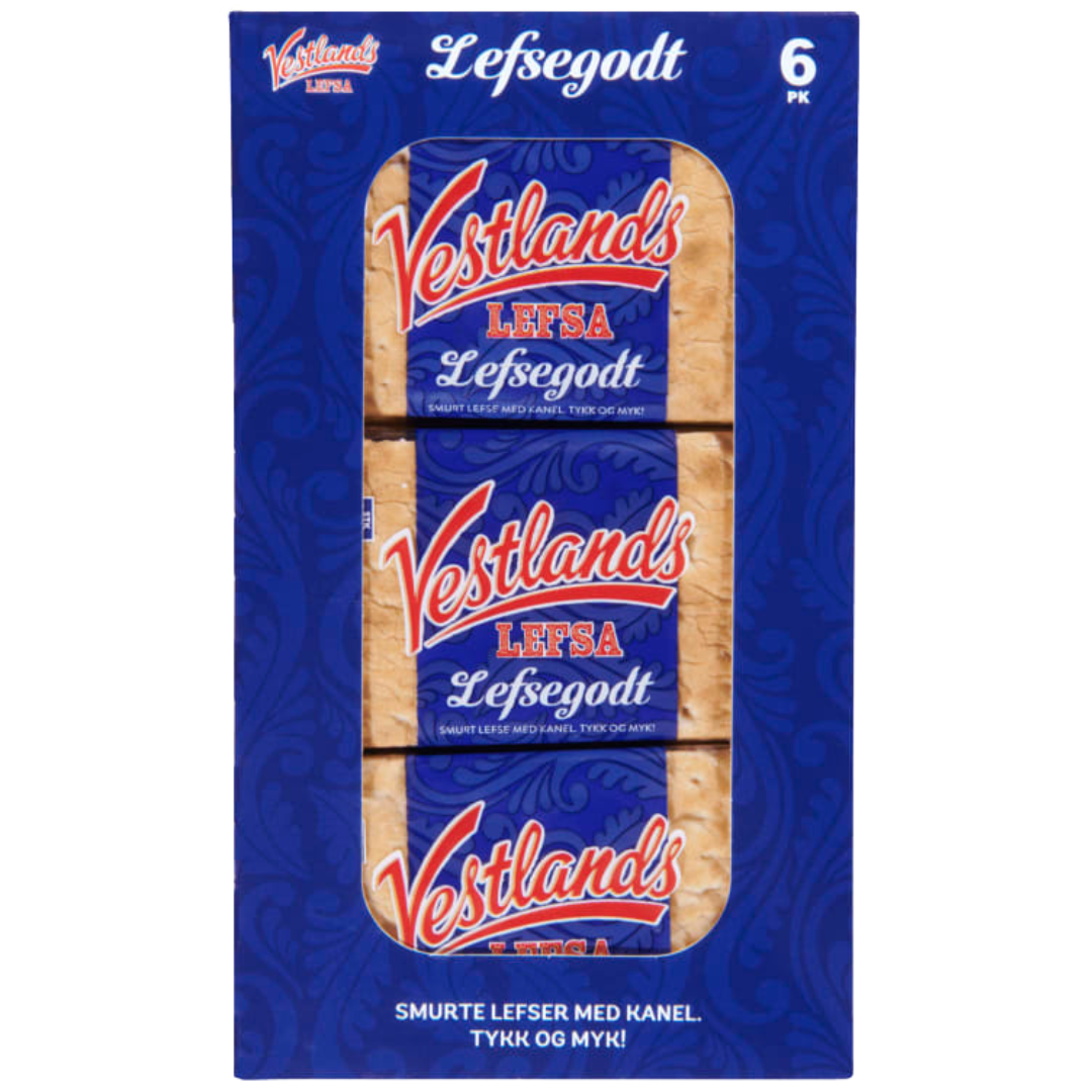 Vestlandslefsa Thick Cinnamon 6 singlewrapped 345g