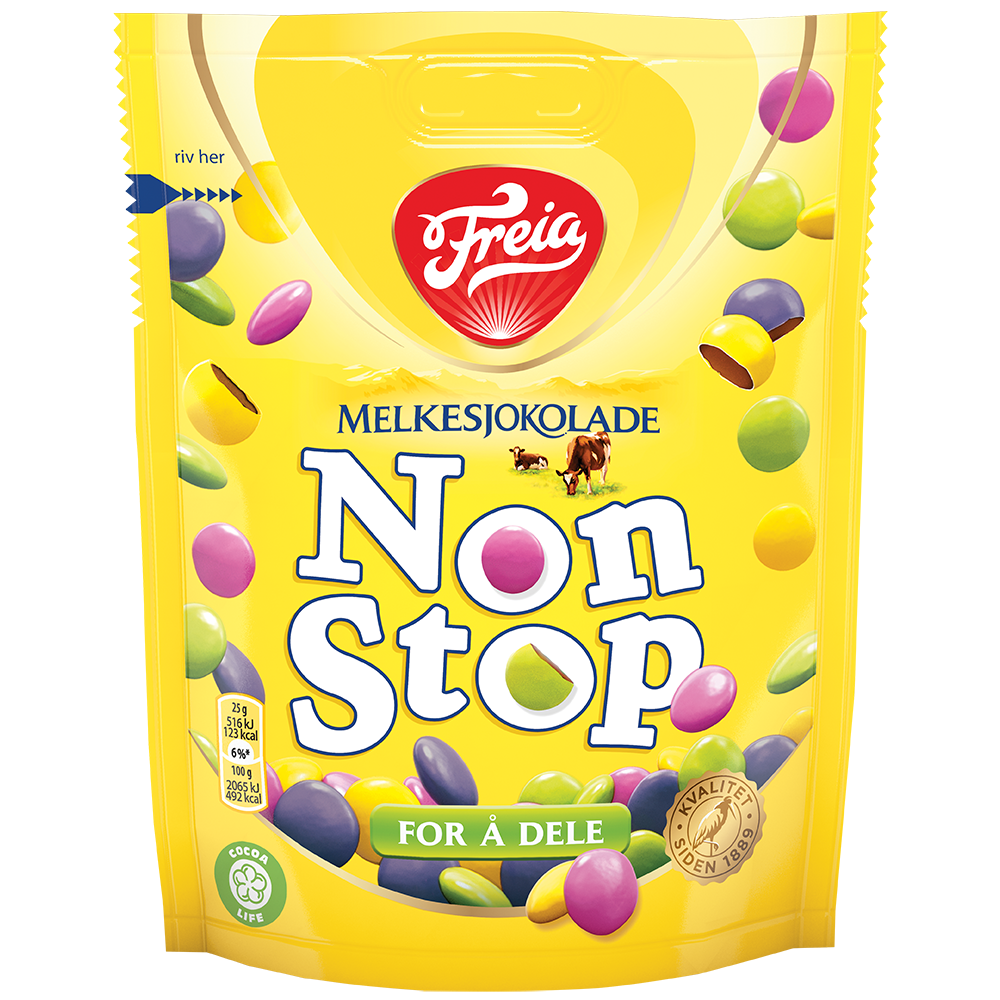 Freia Non Stop MIlk Chocolate (180 g)