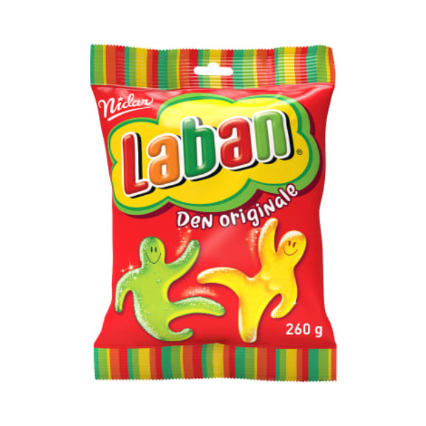 Nidar Laban Seigmenn Gummy Men 260g – Laban Seigmenn