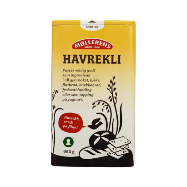 Møllerens Oat Bran 950g – Havrekli for Healthy Eating