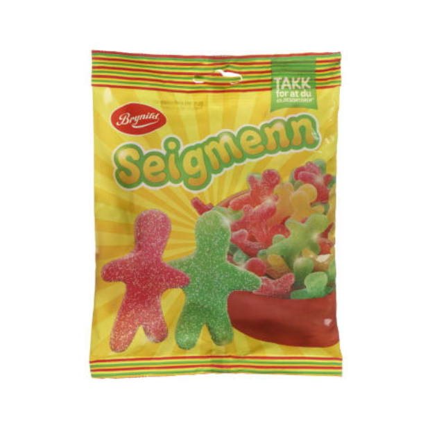 Brynild Seigmenn Gummy Men 200g – Norwegian Jelly Candies