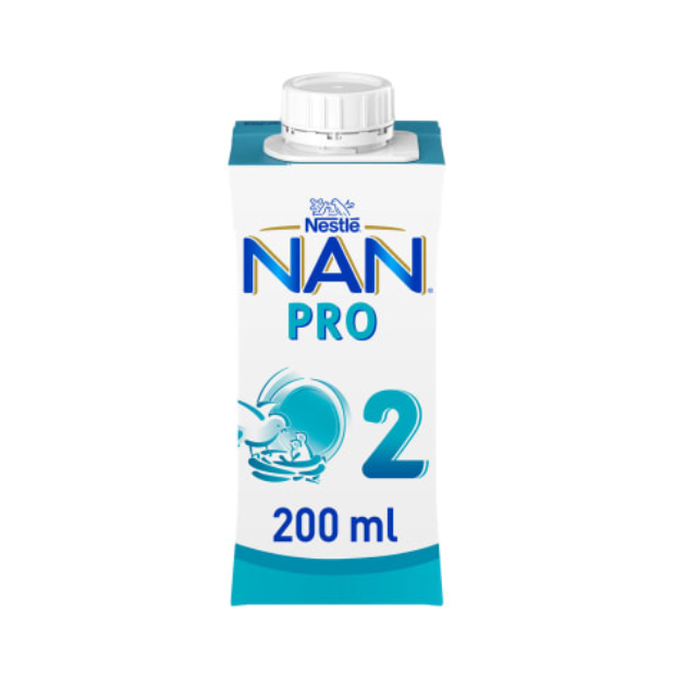 Nestle Nan Pro 2 Ready to Drink from 6 Months 200ml – Follow-on Milk