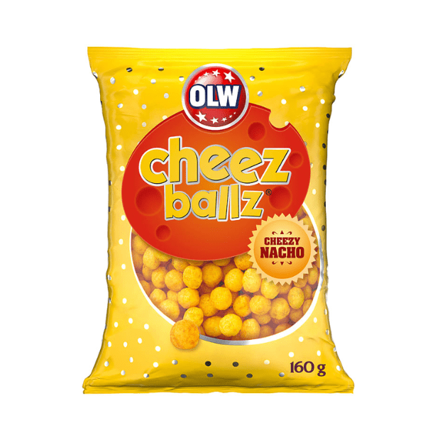 Cheez Ballz 160g Olw - Scandi Candy Swedish Candy Shop
