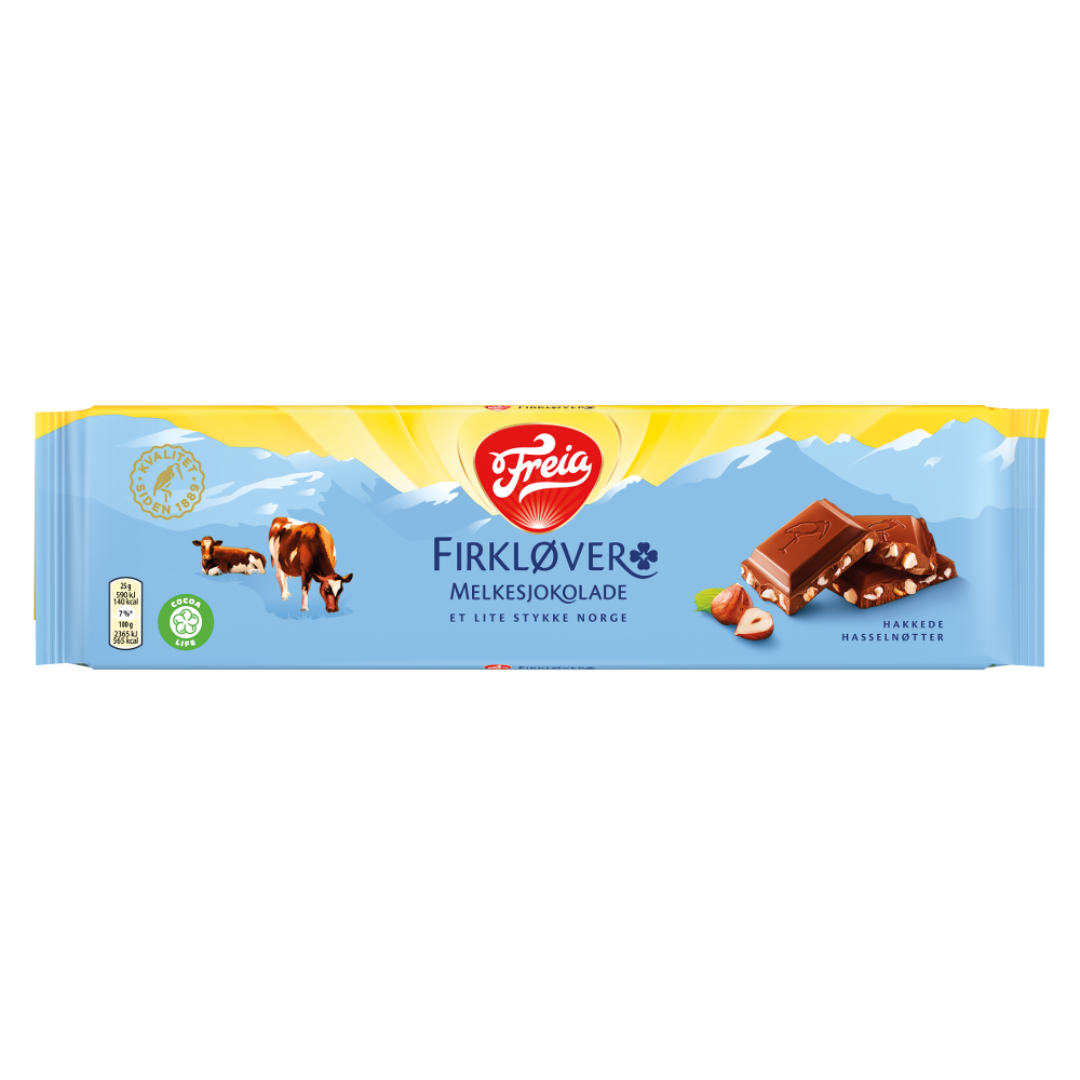 Freia Firkløver Milk Chocolate with Nuts