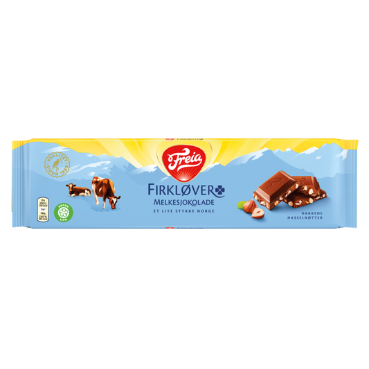 Freia Firkløver Milk Chocolate with Nuts