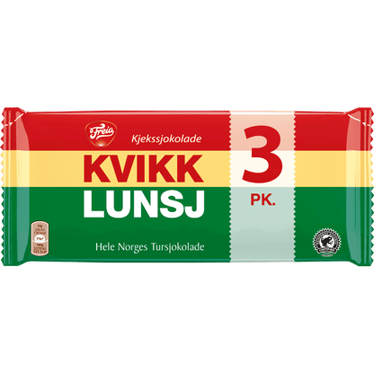 Kvikk Lunsj 3x47g - Scandi Candy Swedish Candy Shop