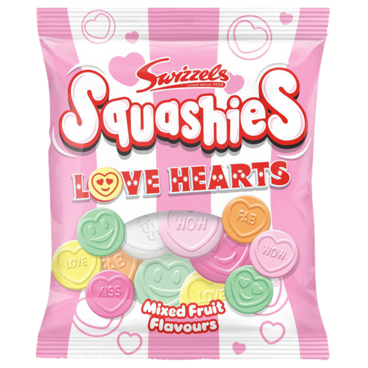 Squashies Love Hearts 120g