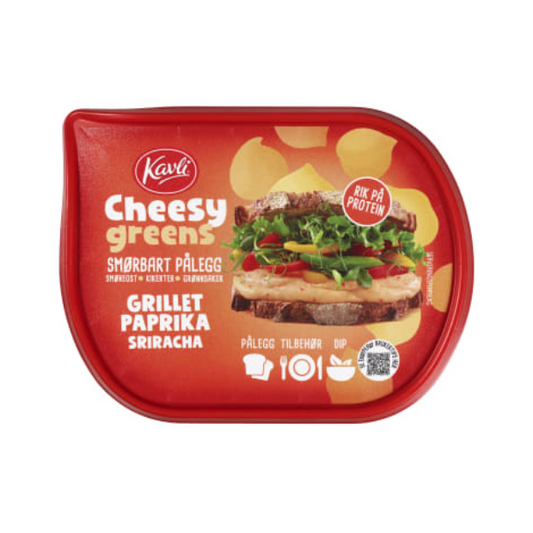 Kavli Cheesy Green Grilled Paprika & Sriracha 165g – Grillet Paprikaost