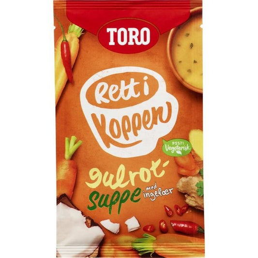 TORO Rett i koppen Gulrotsuppe 22 gram (Instant soup)